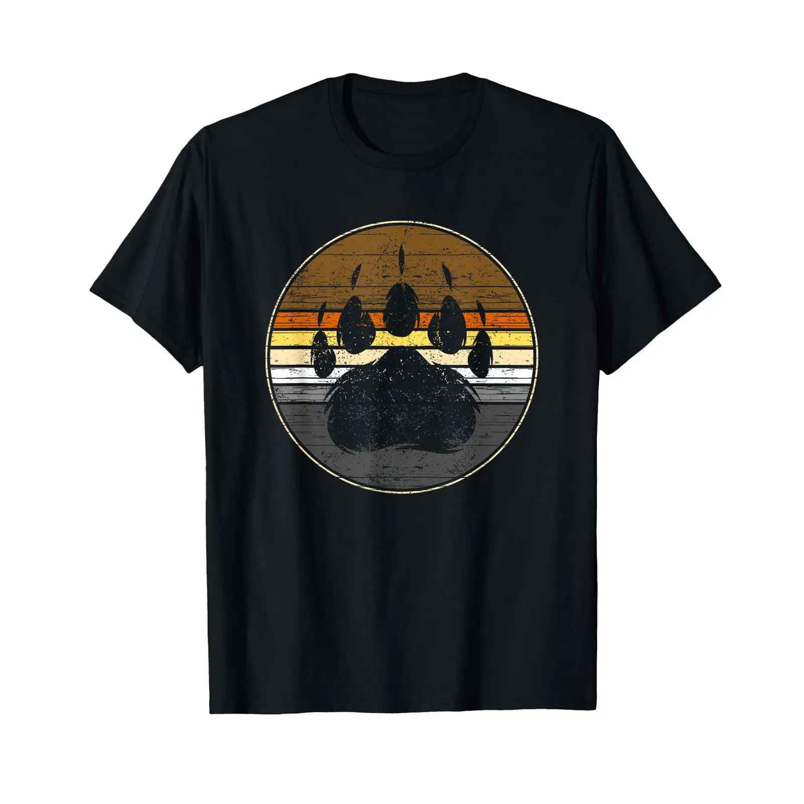 Vintage Fashion Community - เสื้อยืดลายธงหมู่ชนกลุ่มน้อยสีดำสไตล์วินเทจสำหรับผู้ชาย ใส่ได้ทุกวัน แฟชั่นสตรีทแวร์อเนกประสงค์ สไตล์ลำลอง