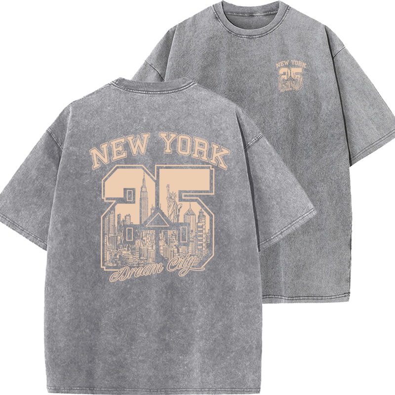 Vintage Fashion New York - New York City ตลกพิมพ์ผู้หญิง T เสื้อฤดูร้อน