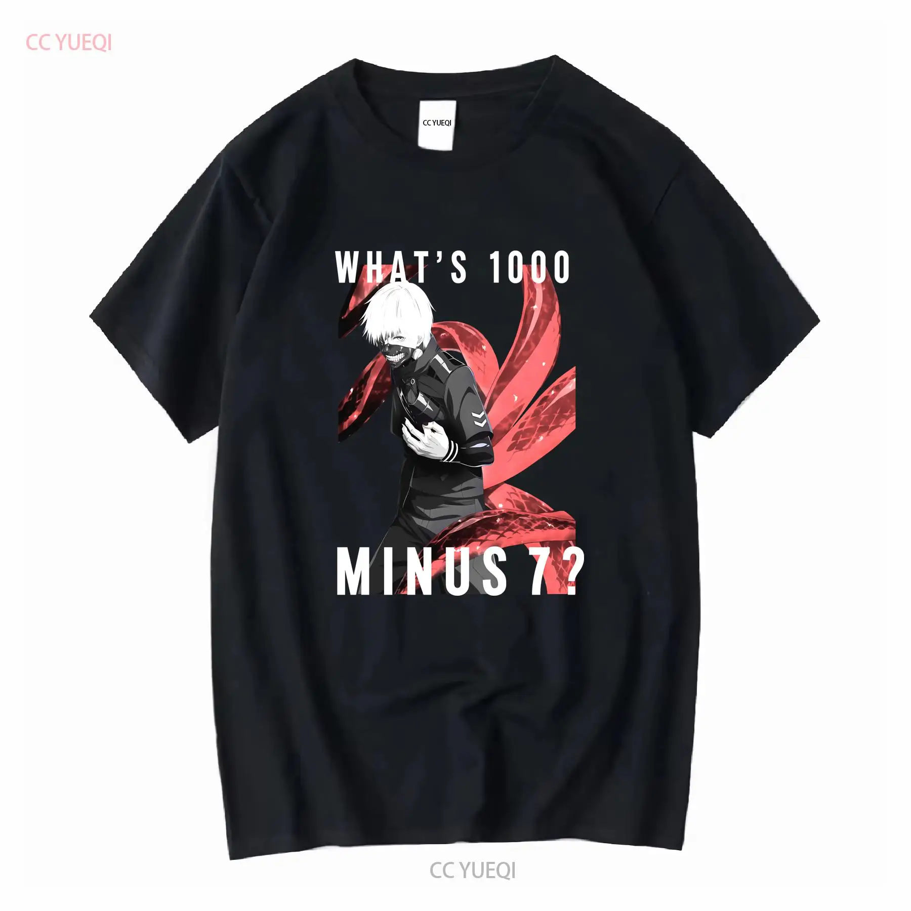 Vintage Fashion Tokyo - เสื้อยืดผู้ชาย Tokyo Ghoul ลาย What's 1000