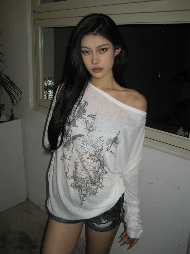 Yedinas เกาหลีแฟชั่นกราฟิก Tee - Tie Dye Shirt Vintage บทวิจารณ์และราคา