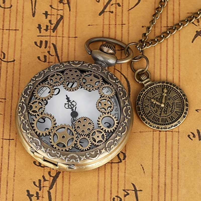 นาฬิกาพกควอตซ์วินเทจสุ่มแบบ 1  - Vintage Fashion Mens บทวิจารณ์และราคา