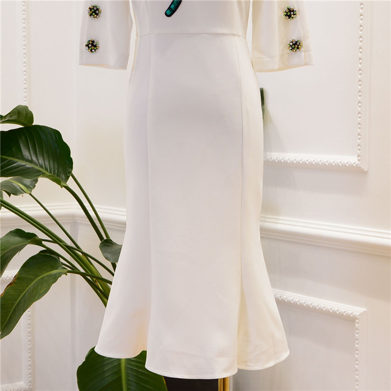 สุภาพสตรีElegantฤดูใบไม้ร่วงแฟ - Vintage Fashion Runway บทวิจารณ์และราคา
