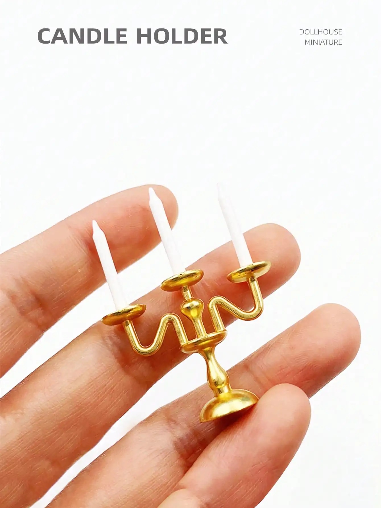เชิงเทียนวินเทจขนาด 1:12 สำหรั - Vintage Fashion Dolls บทวิจารณ์และราคา