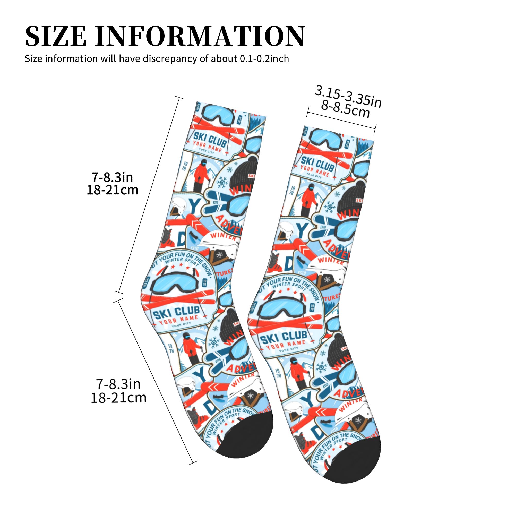 วินเทจ เรด บลู สกี คลับถุงเท้า - Vintage Fashion Mens บทวิจารณ์และราคา
