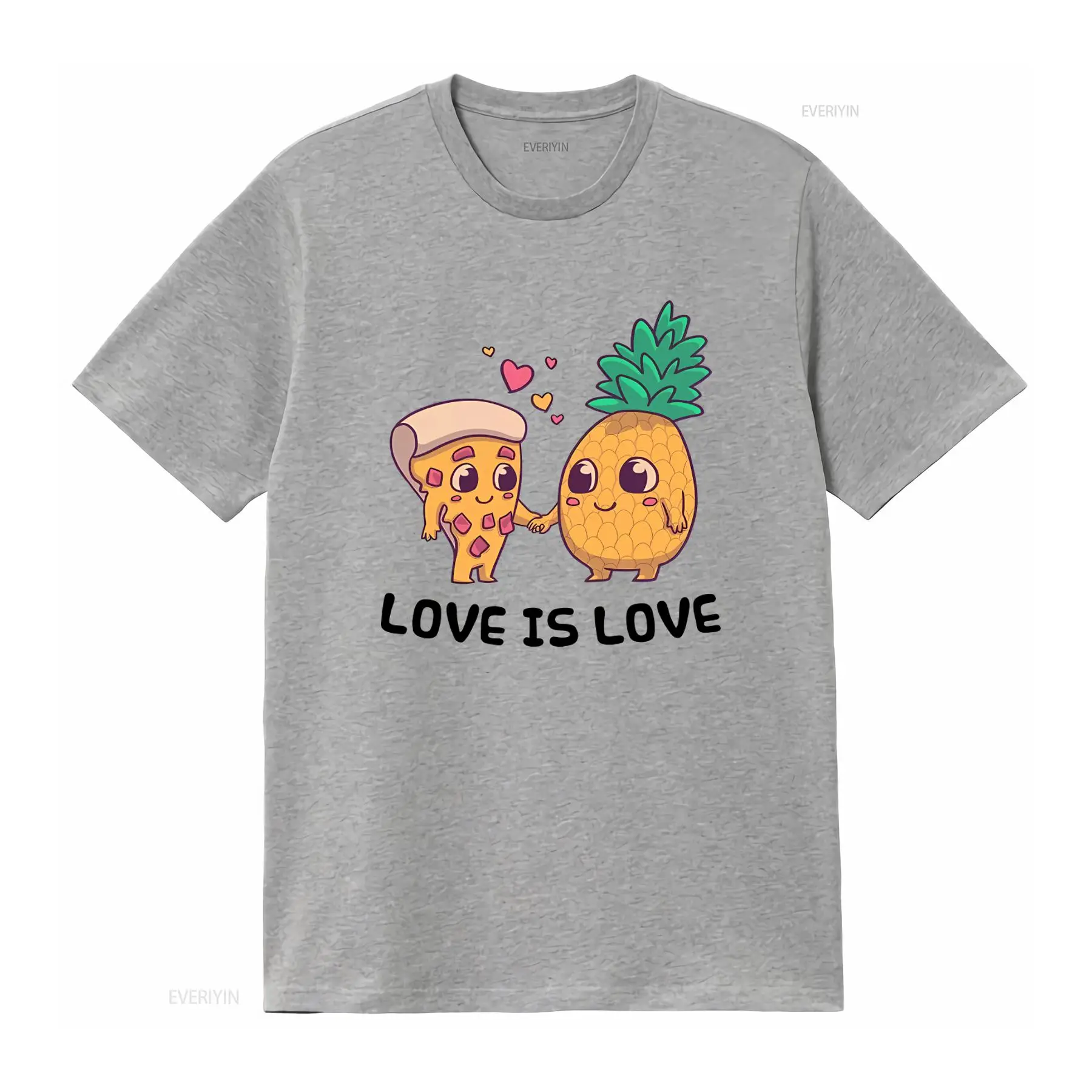 เสื้อยืดลายพิซซ่าสับปะรดน่ารัก - Vintage Fashion Community บทวิจารณ์และราคา