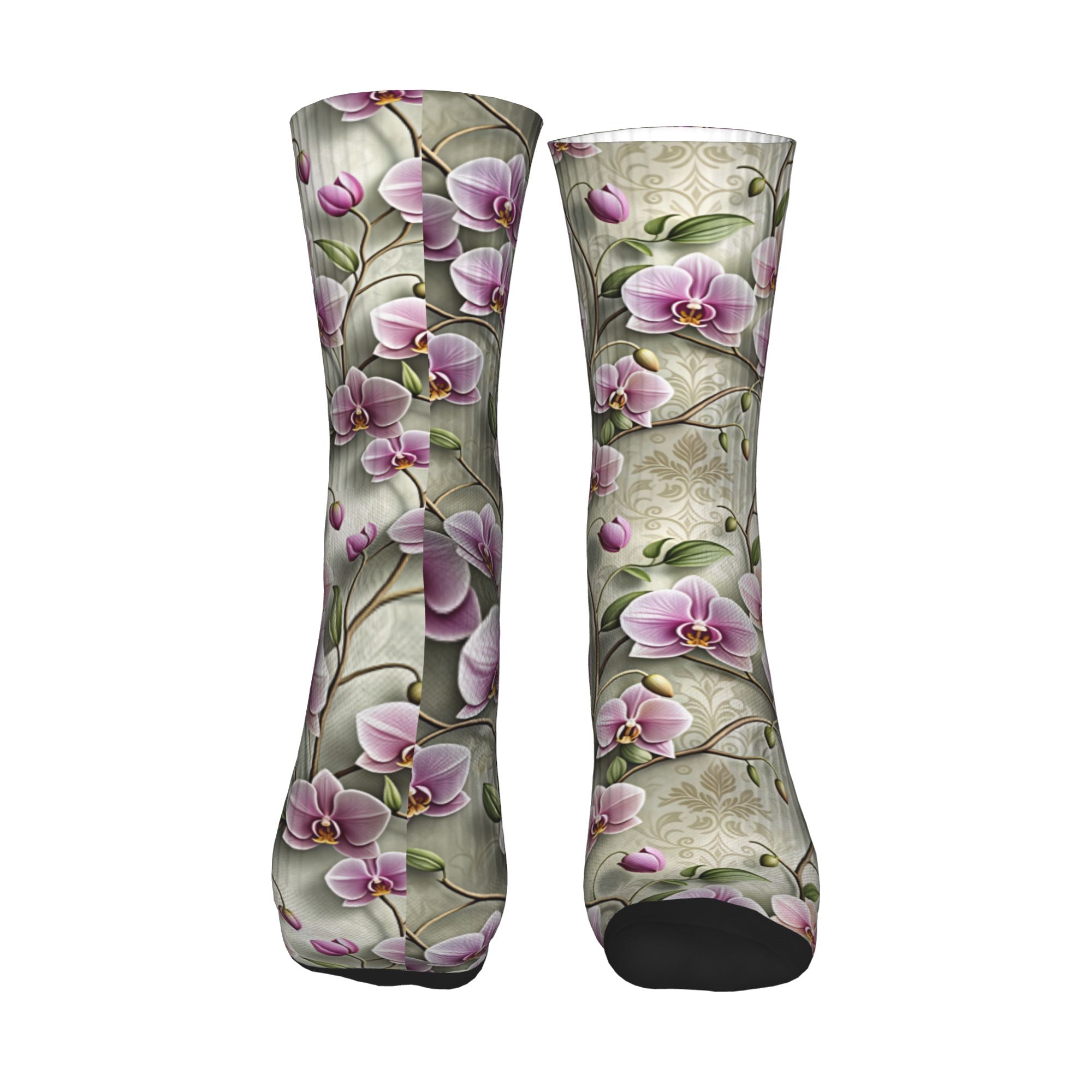 ลายดอกกล้วยไม้ลาเวนเดอร์แบบนูน - Vintage Fashion Mens บทวิจารณ์และราคา