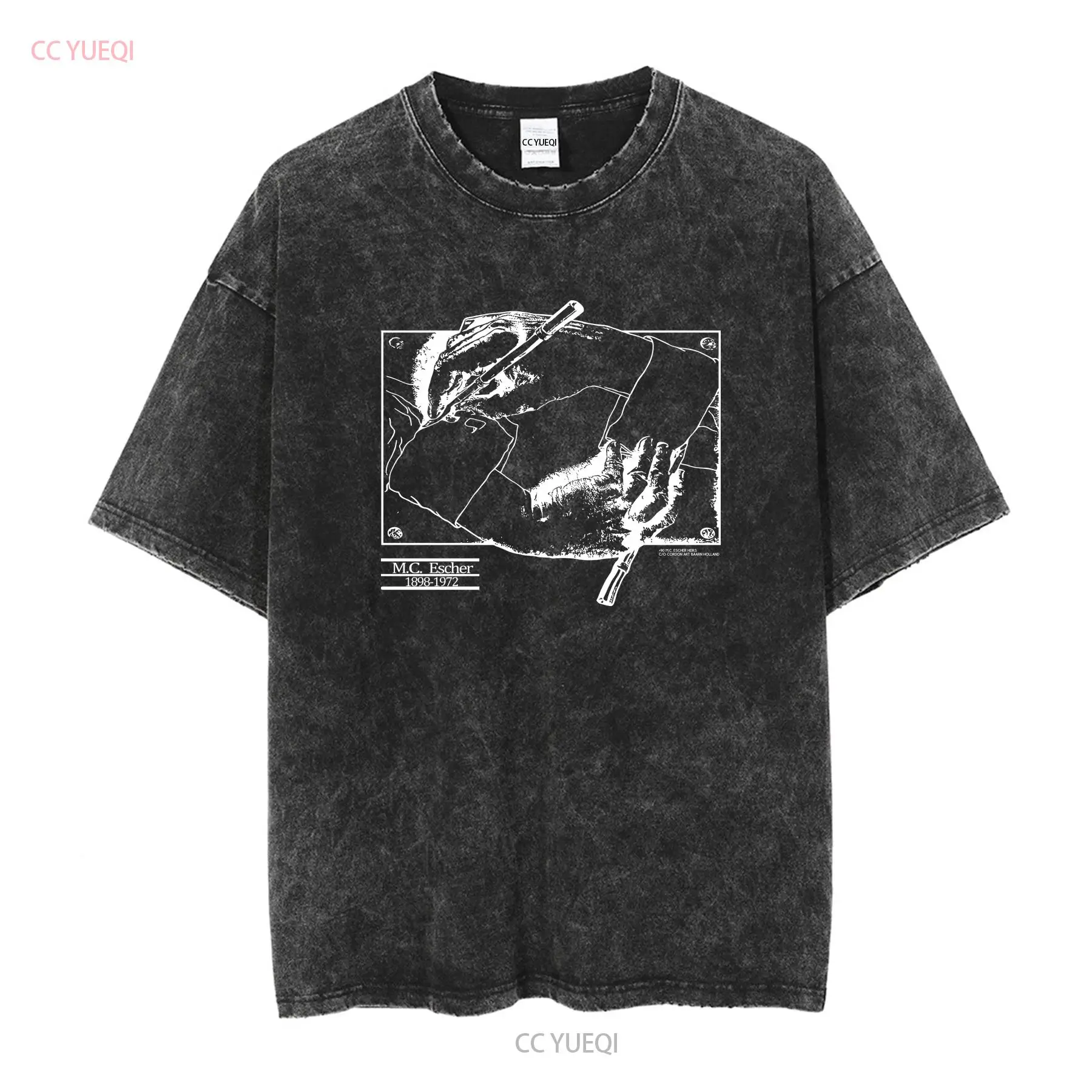 Vintage 1990 MC Escher T เสื้อ - Vintage Fashion Sketches บทวิจารณ์และราคา