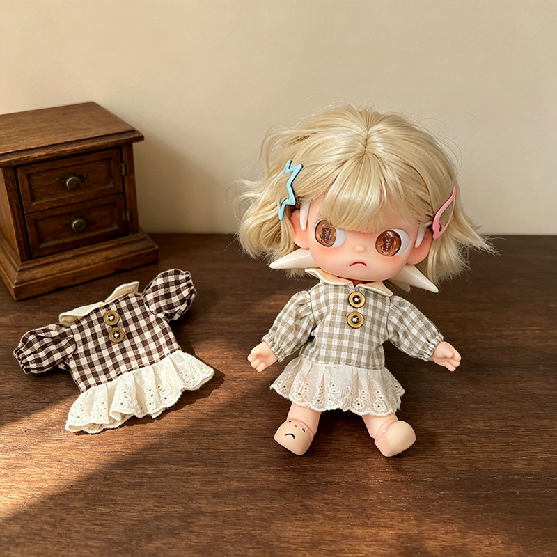 ชุดเดรสตุ๊กตาลายสก็อตหวานสไตล์ - Vintage Fashion Dolls บทวิจารณ์และราคา
