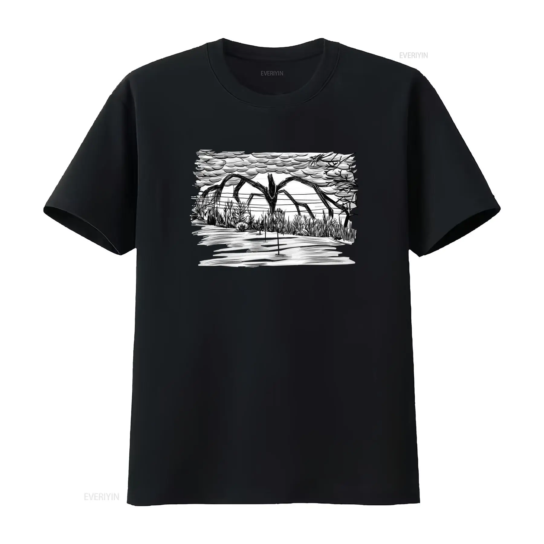เสื้อยืดลายกราฟิก Siren Head ส - Vintage Fashion Sketches บทวิจารณ์และราคา