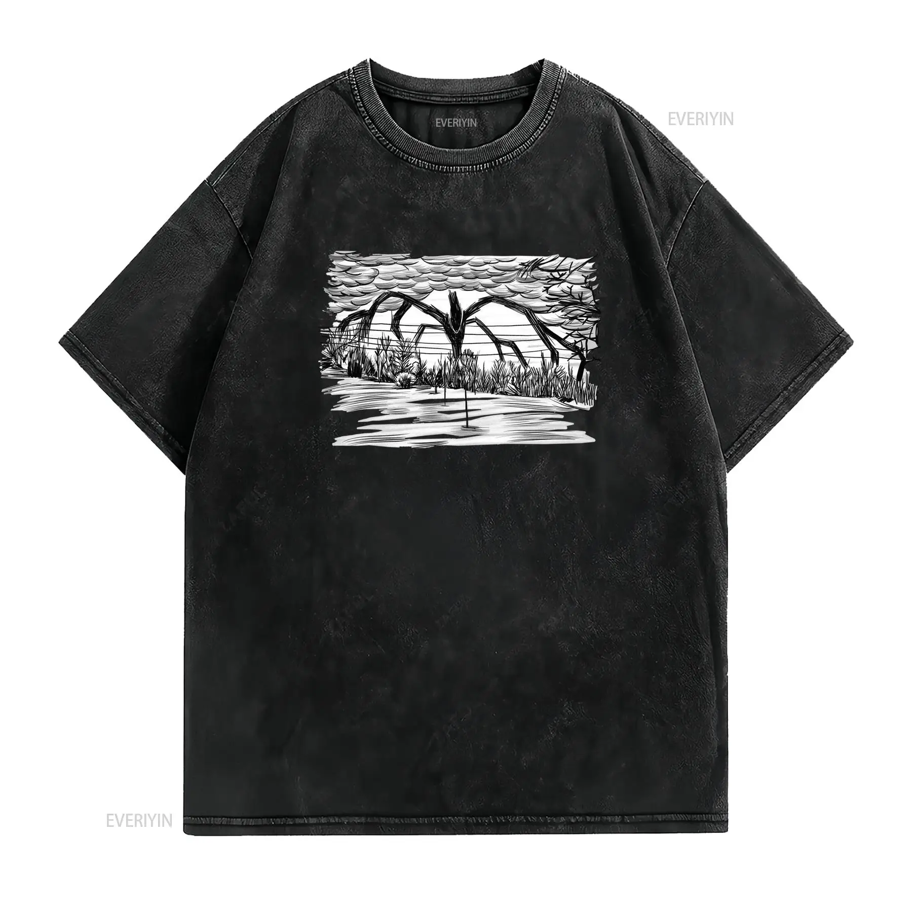 เสื้อยืดลายกราฟิก Siren Head ส - Vintage Fashion Sketches บทวิจารณ์และราคา