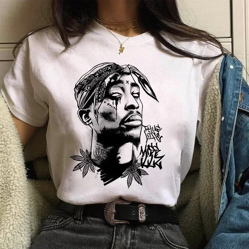 Tupac เสื้อฮาราจูกุผู้หญิง, เส - Tie Dye Shirt Vintage บทวิจารณ์และราคา