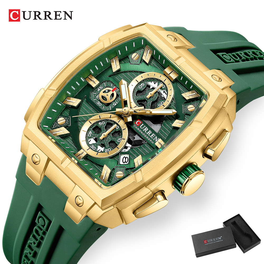 CURREN นาฬิกาวินเทจสุดหรูสำหรั - Vintage Fashion Mens บทวิจารณ์และราคา