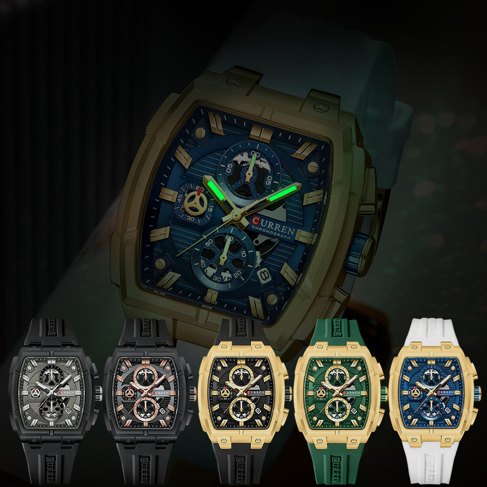 CURREN นาฬิกาวินเทจสุดหรูสำหรั - Vintage Fashion Mens บทวิจารณ์และราคา