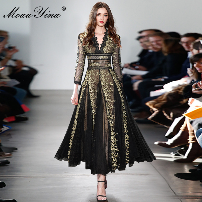 โมอาไนน่า รันเวย์แฟชั่นชุดเดรส - Vintage Fashion Runway บทวิจารณ์และราคา