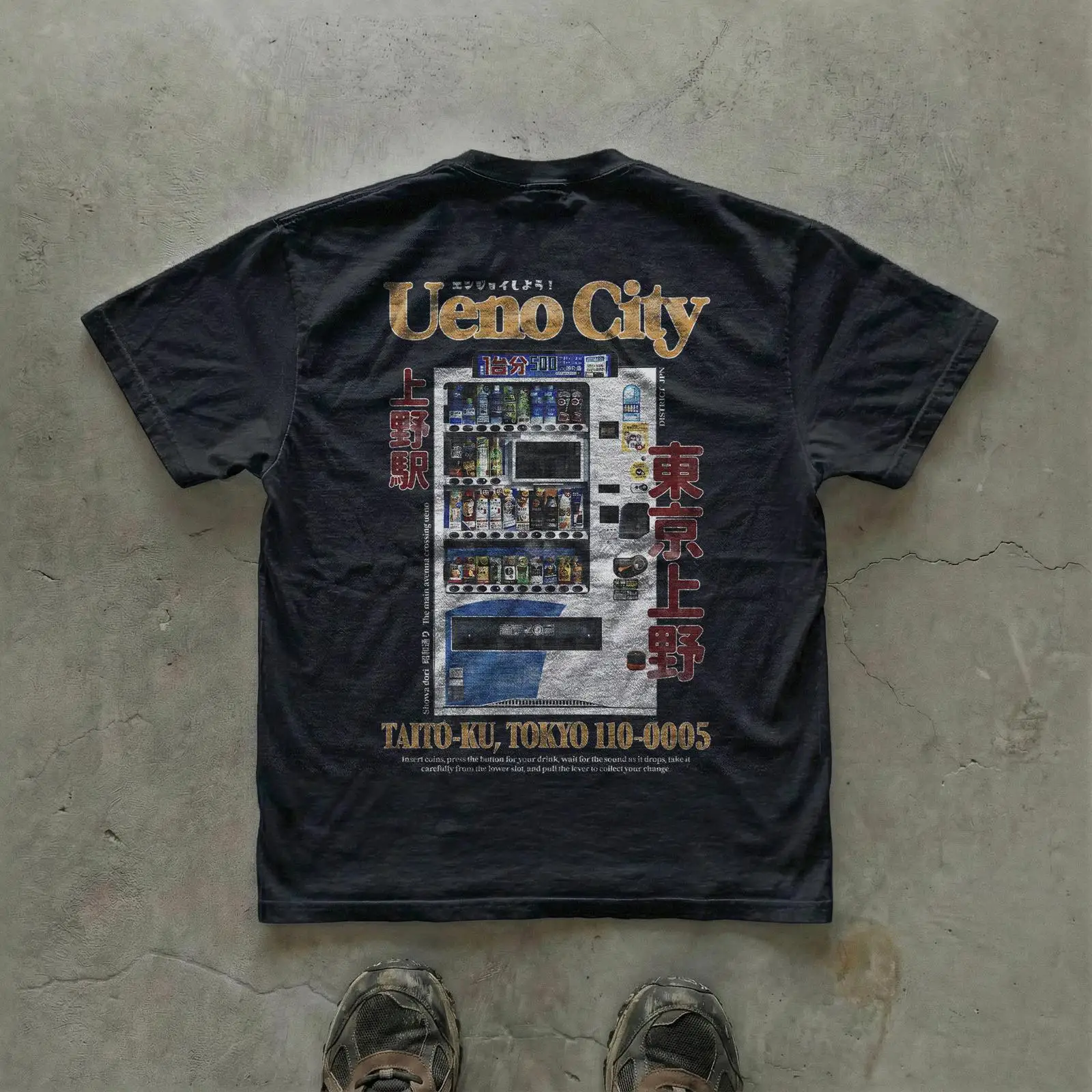 เสื้อยืด Ueno City Regular Fit - Vintage Fashion Tokyo บทวิจารณ์และราคา