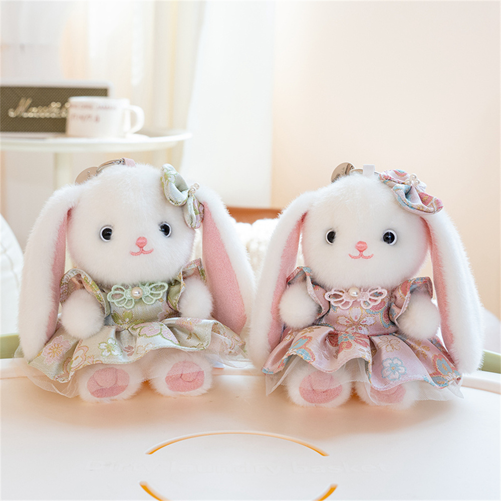 พวงกุญแจตุ๊กตากระต่ายหูตกน่ารั - Vintage Fashion Dolls บทวิจารณ์และราคา