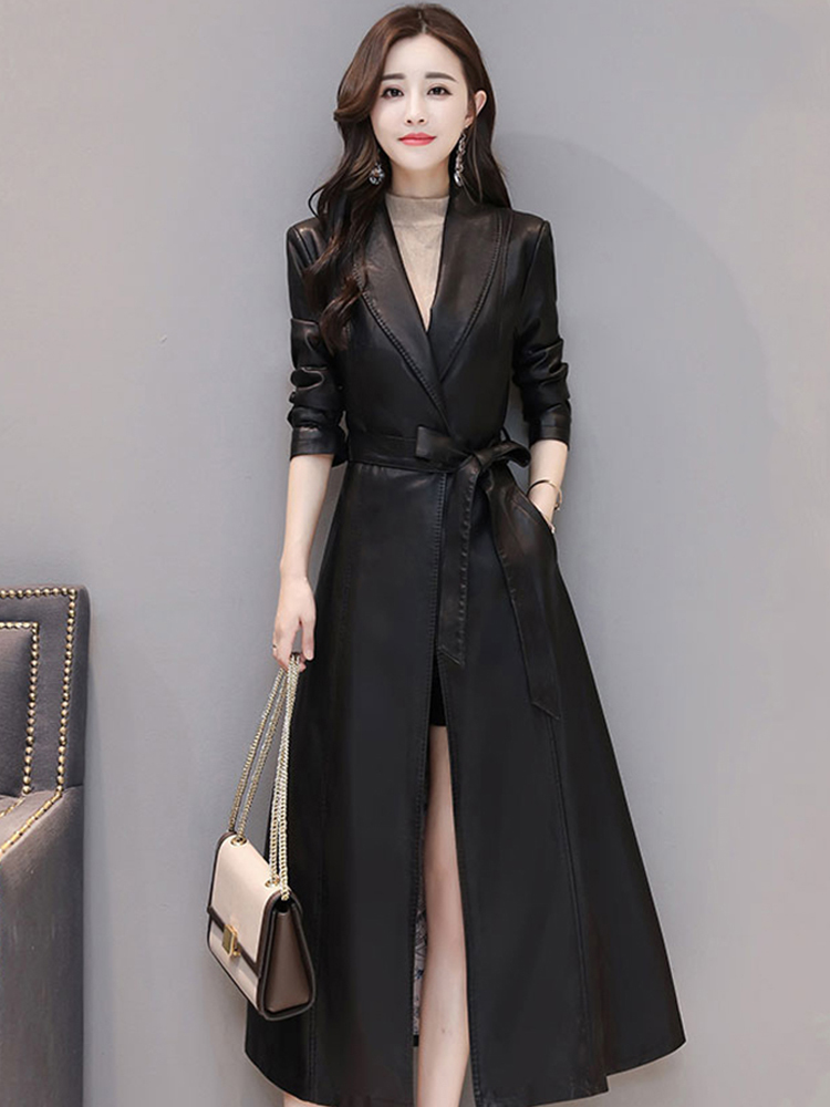เสื้อโค้ทหนังแกะหรูหรา2024ใหม่ - Vintage Trench Coat บทวิจารณ์และราคา