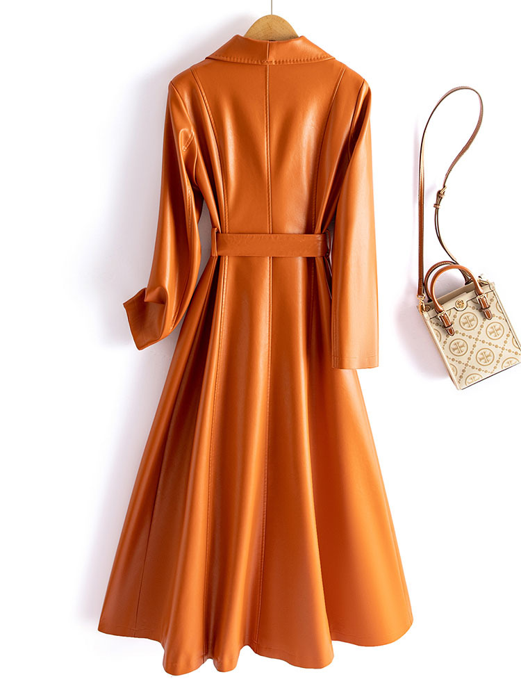 เสื้อโค้ทหนังแกะหรูหรา2024ใหม่ - Vintage Trench Coat บทวิจารณ์และราคา
