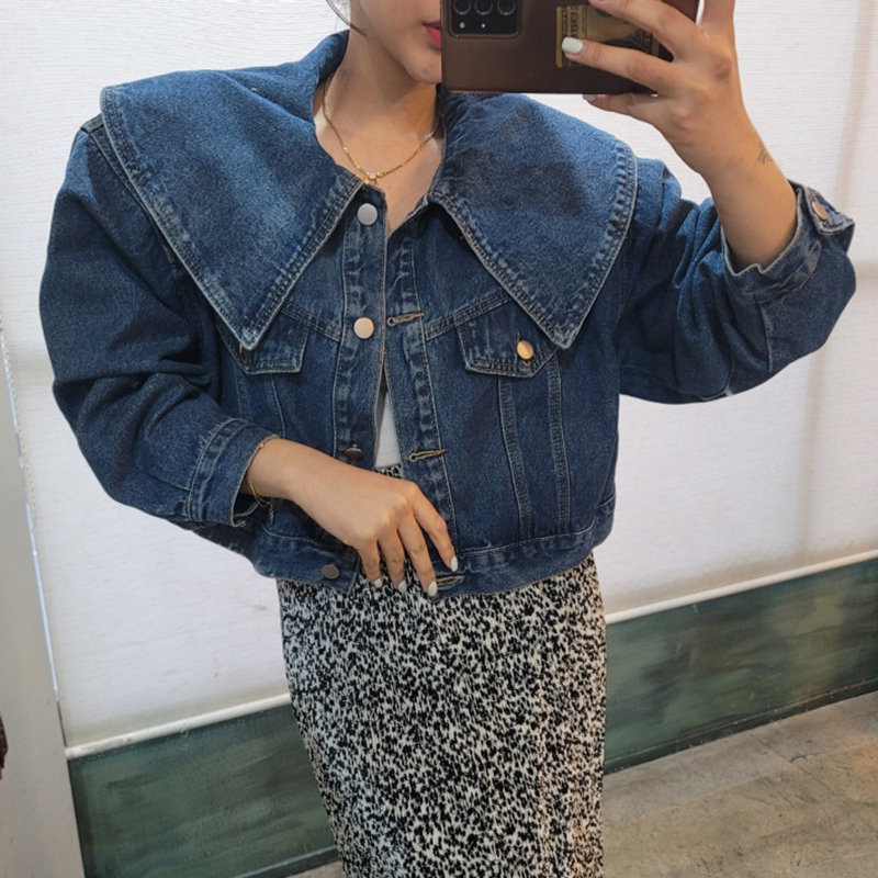 เสื้อแจ็คเก็ตยีนส์แขนยาวสไตล์ว - Vintage Fashion Dolls บทวิจารณ์และราคา