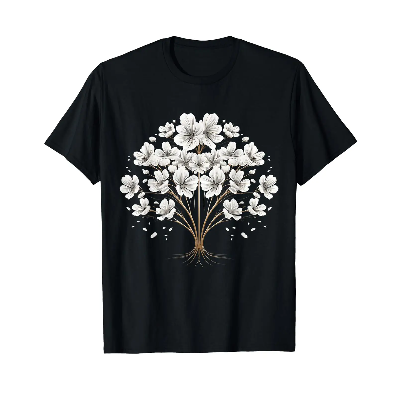เสื้อยืดลายดอกไม้ต้นไม้สไตล์วิ - Vintage Fashion Ads บทวิจารณ์และราคา