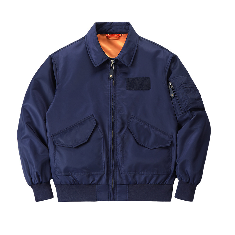 เสื้อแจ็คเก็ตนักบินทหารผู้ชาย  - Vintage Windbreaker Nylon บทวิจารณ์และราคา