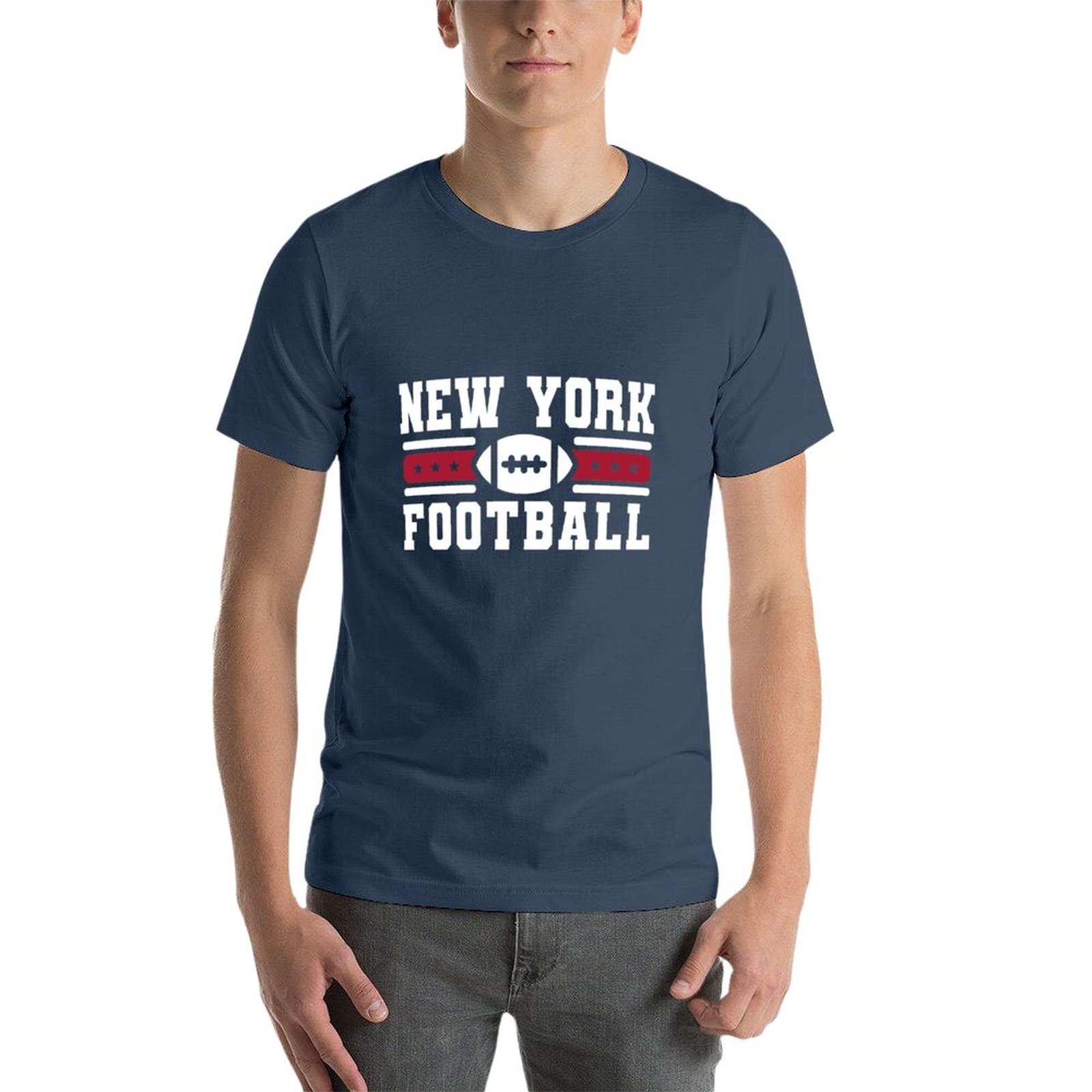นิวยอร์กเสื้อยืดทีมฟุตบอล NY ย - Vintage Fashion New York บทวิจารณ์และราคา