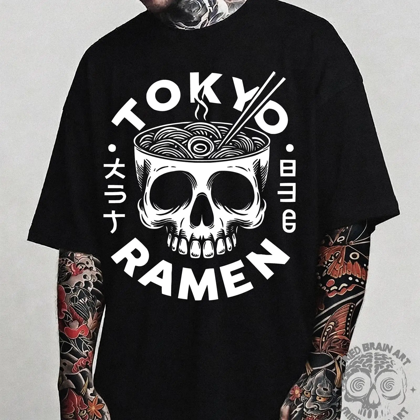 เสื้อยืดโตเกียวสกัลล์รามเอน ลา - Vintage Fashion Tokyo บทวิจารณ์และราคา