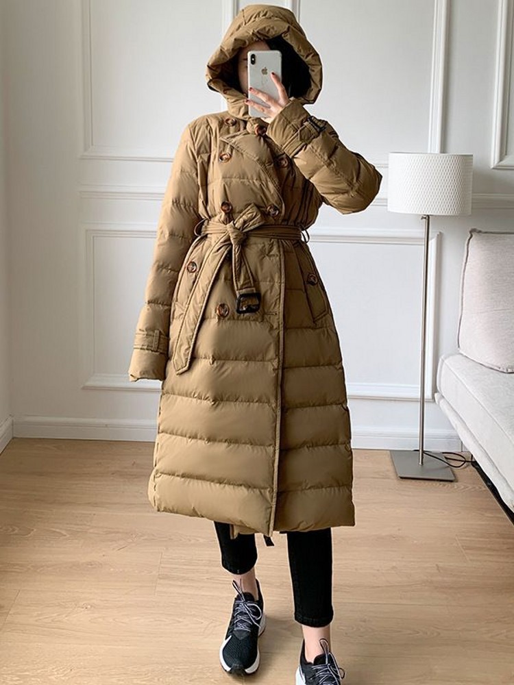 ผู้หญิงฤดูหนาว Windbreaker ยาว - Vintage Windbreaker Nylon บทวิจารณ์และราคา