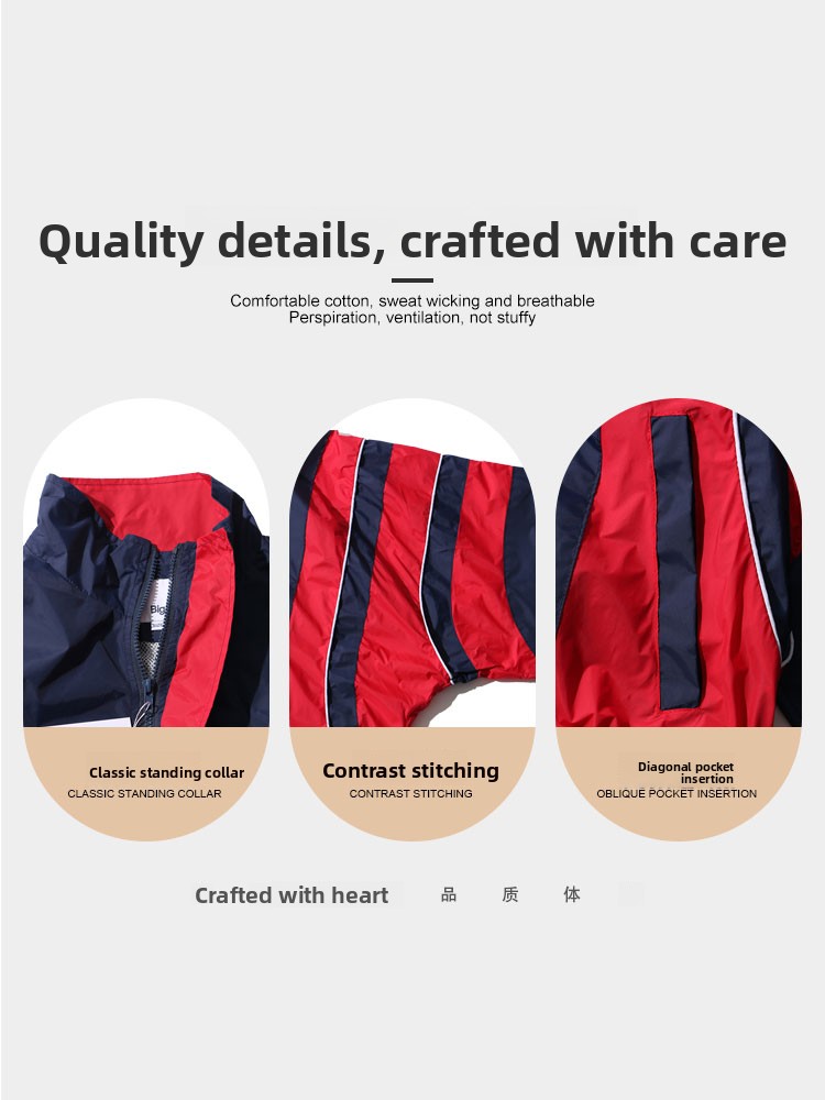เสื้อแจ็คเก็ตผู้ชายสไตล์วินเทจ - Vintage Windbreaker Nylon บทวิจารณ์และราคา