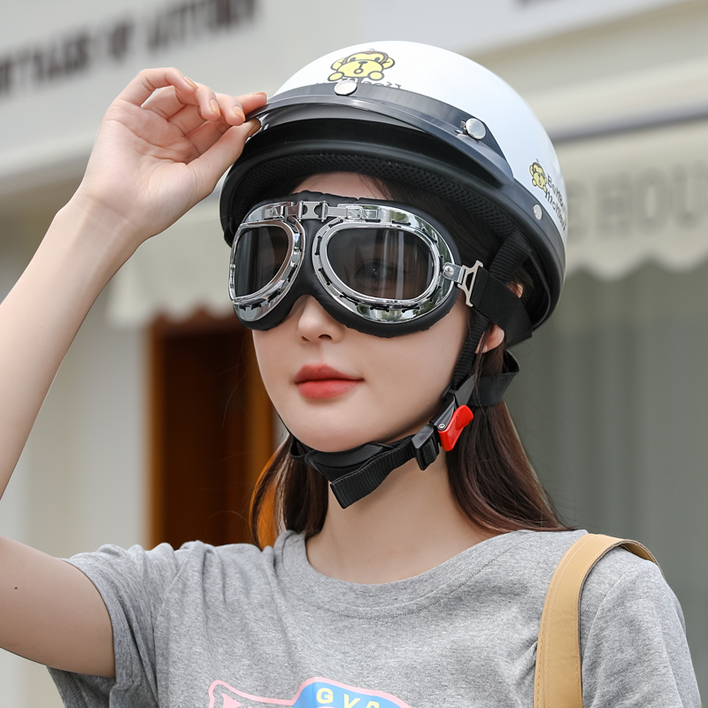 หมวกกันน็อคมอเตอร์ไซค์แบบครึ่ง - Vintage Fashion Ads บทวิจารณ์และราคา