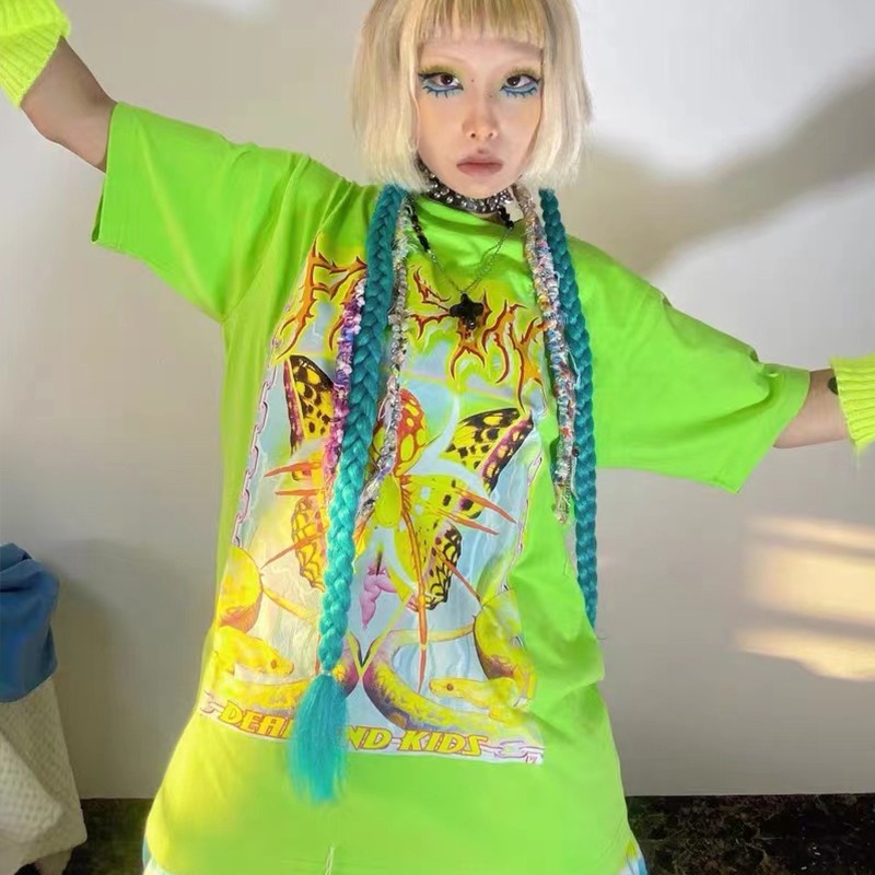 Karrcat Y2k สุนทรียศาสตร์เสื้อ - Tie Dye Shirt Vintage บทวิจารณ์และราคา