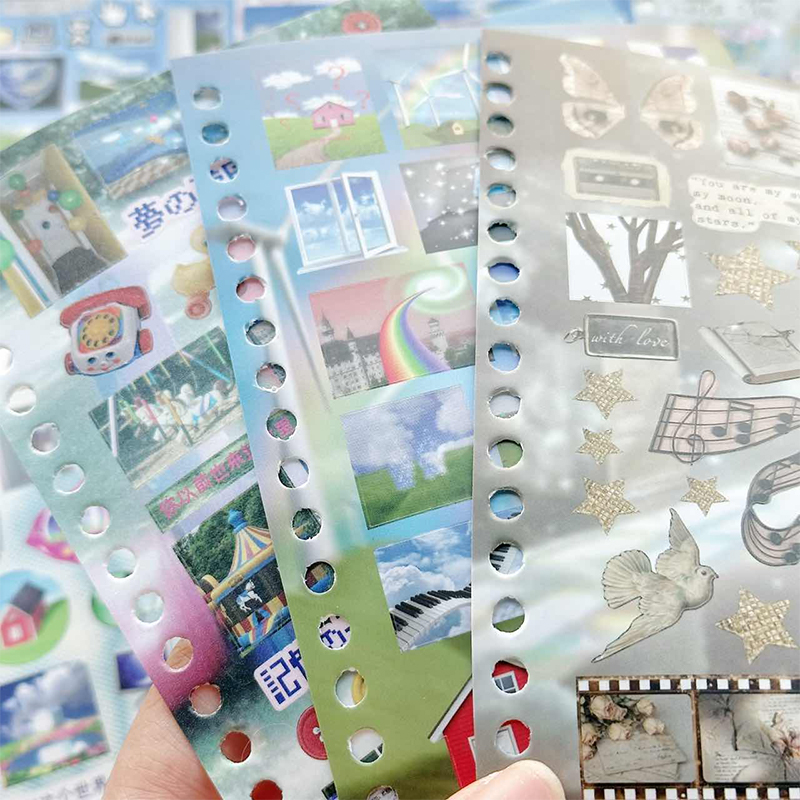 สมุดสติกเกอร์ฟิล์มตัดลาย Mr. P - Vintage Fashion Books บทวิจารณ์และราคา