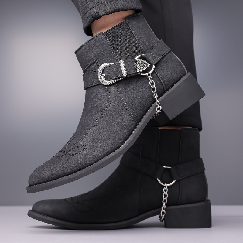 รองเท้าบูทคาวบอยวินเทจสำหรับผู - Vintage Fashion Mens บทวิจารณ์และราคา