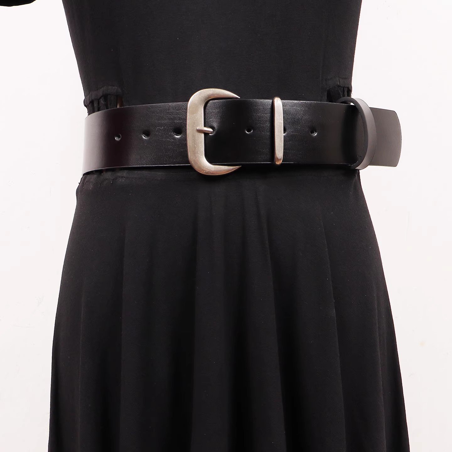 เข็มขัดหนังแท้สไตล์วินเทจสำหรั - Vintage Fashion Runway บทวิจารณ์และราคา