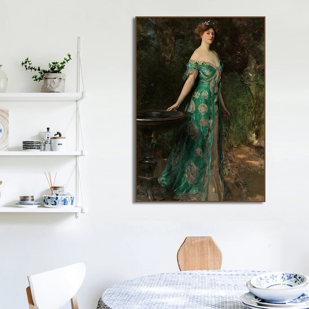 ภาพวาดบนผ้าใบไร้กรอบ 1 ชิ้น ภา - Vintage Fashion Sketches บทวิจารณ์และราคา