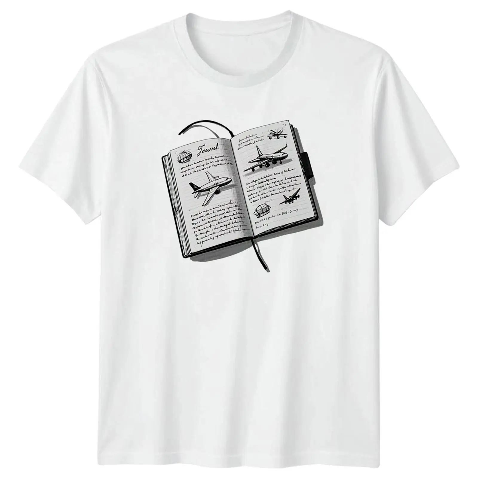 เสื้อยืดลายกราฟิกวินเทจ Travel - Vintage Fashion Sketches บทวิจารณ์และราคา